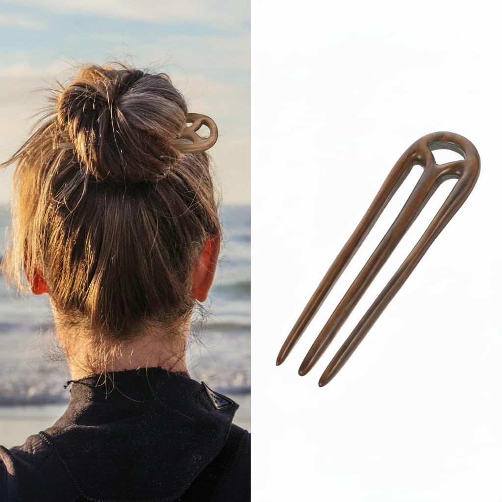 OSALADI Tortuga Francesa De Tres Clip De Horquilla Para El Cabello Horquilla De Madera Peine Lateral Para El Cabello Pinzas Para El Cabello Pinzas Para El Cabello Para