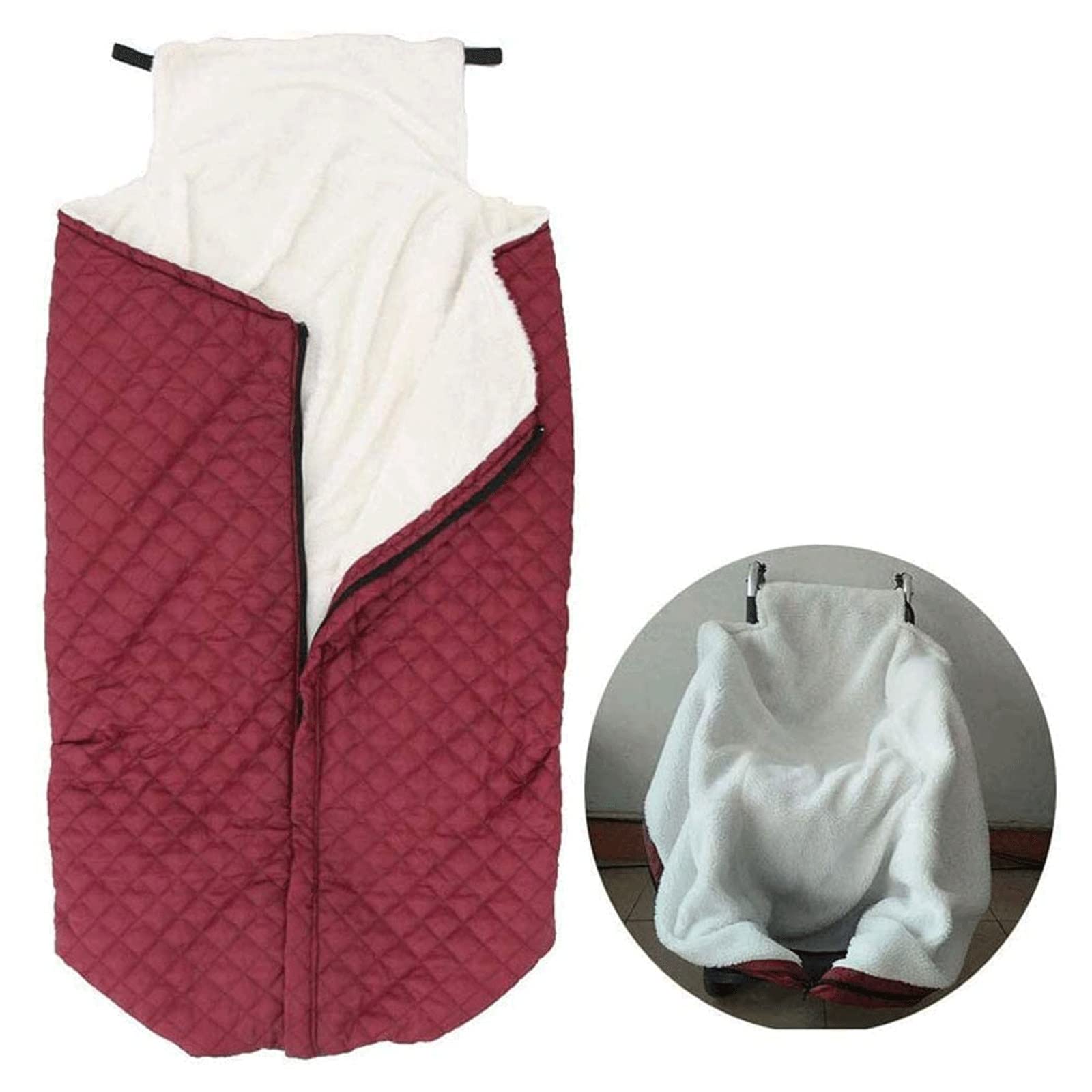 ETELIN Manta para Silla De Ruedas Impermeable con Forro Polar, Forro Polar Impermeable para Invierno Manta Piernas Silla De Ruedas Manta Térmica De Felpa, Accesorio para Silla De Ruedas