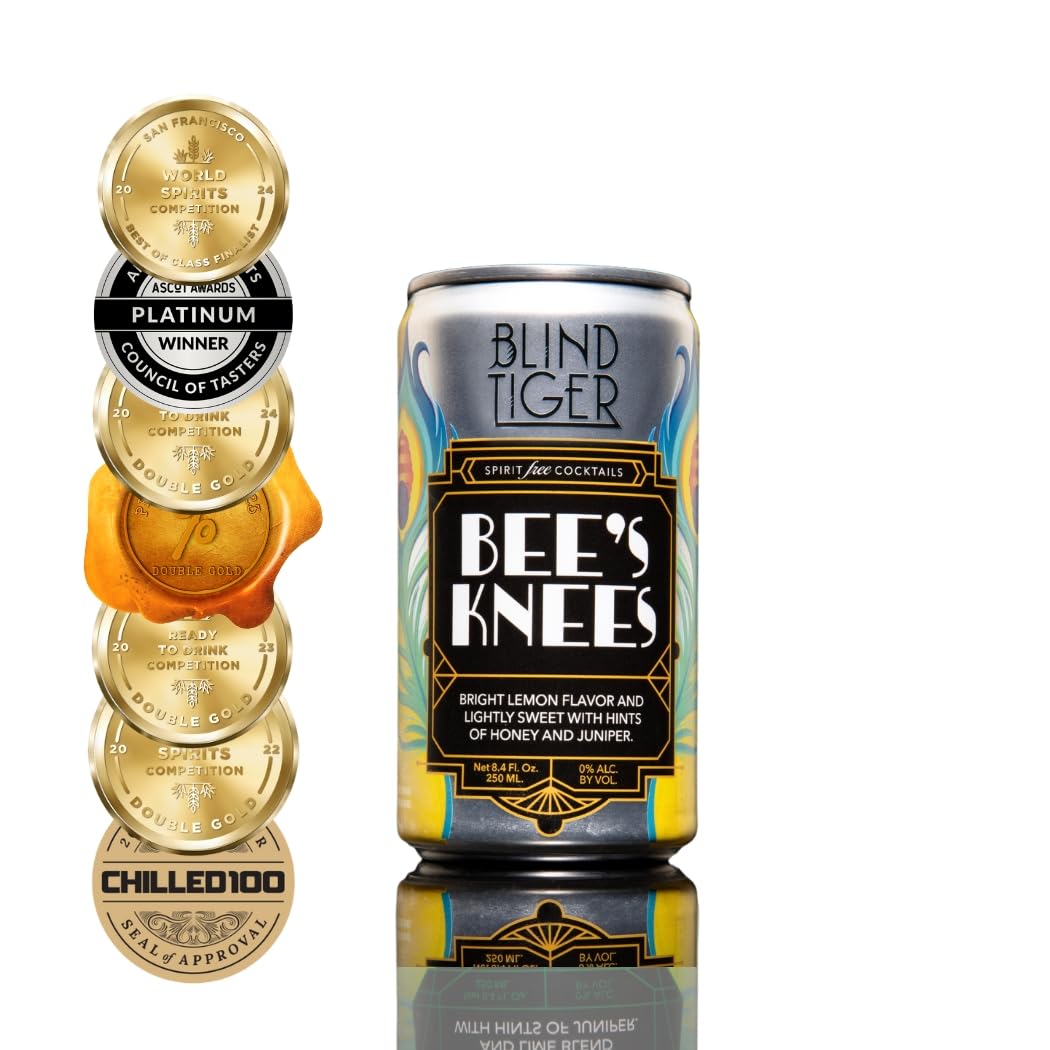 Blind Tiger Non-Alcoholic Cocktail Variety Cans, 8.4 Fl Oz, 4 Pack