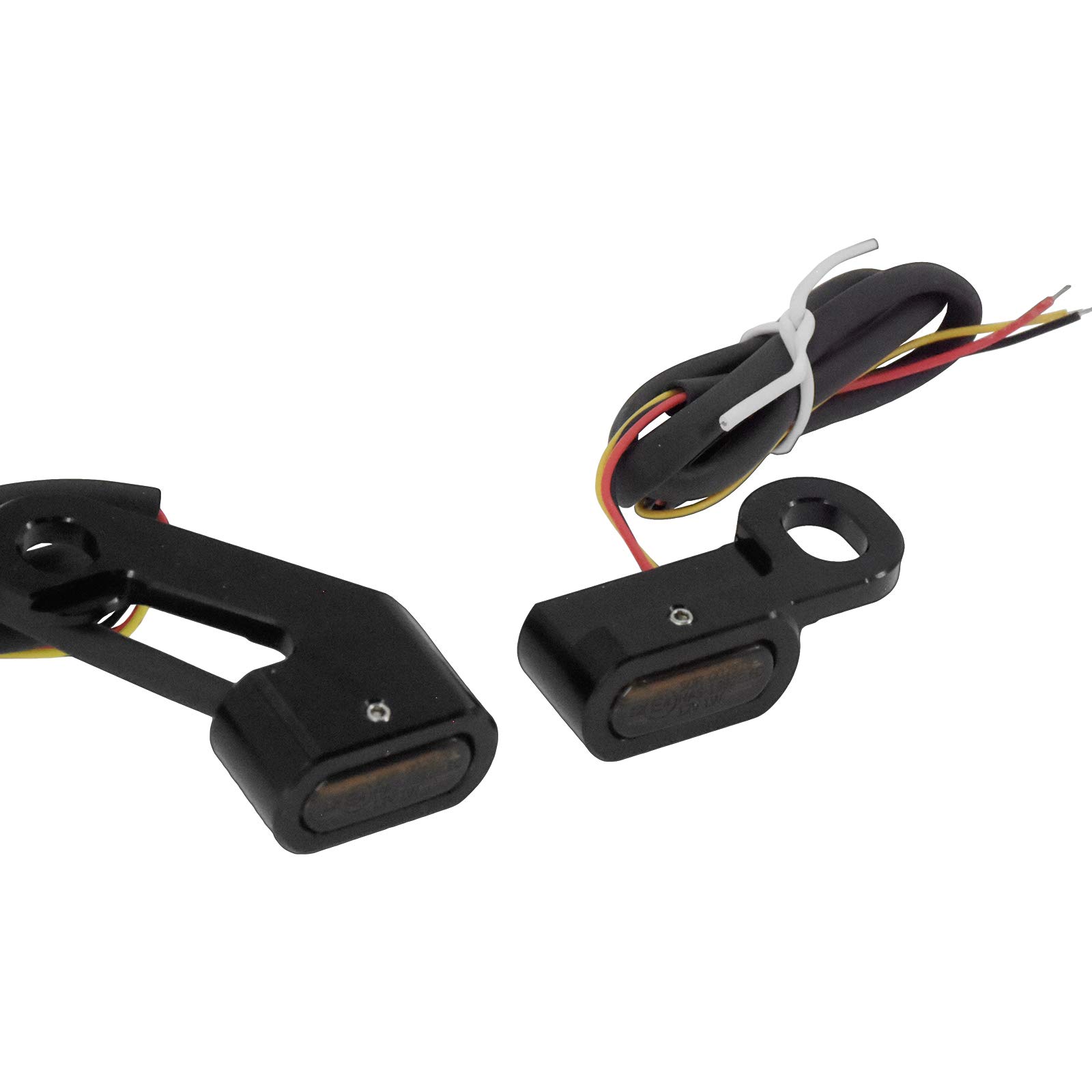Luz intermitente LED para motocicleta, luz intermitente, luces intermitentes, mini ajuste para Harley Touring Road King Street Gilde Electra Glide 2009-2017 Softail 2015-2020 lente ahumada