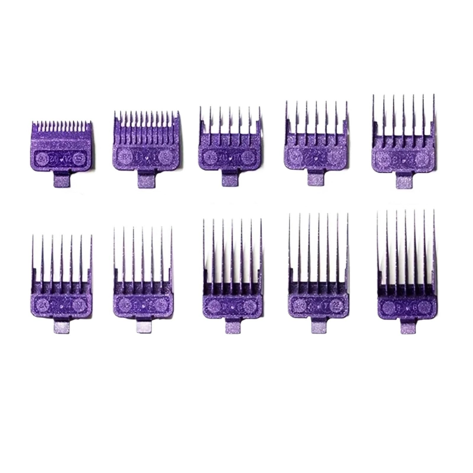 10 Uds. Peines De Corte De Pelo Protectores Morados M10 M5F Peines De Límite De Cortadora De Pelo Profesional Accesorios De Peluquero