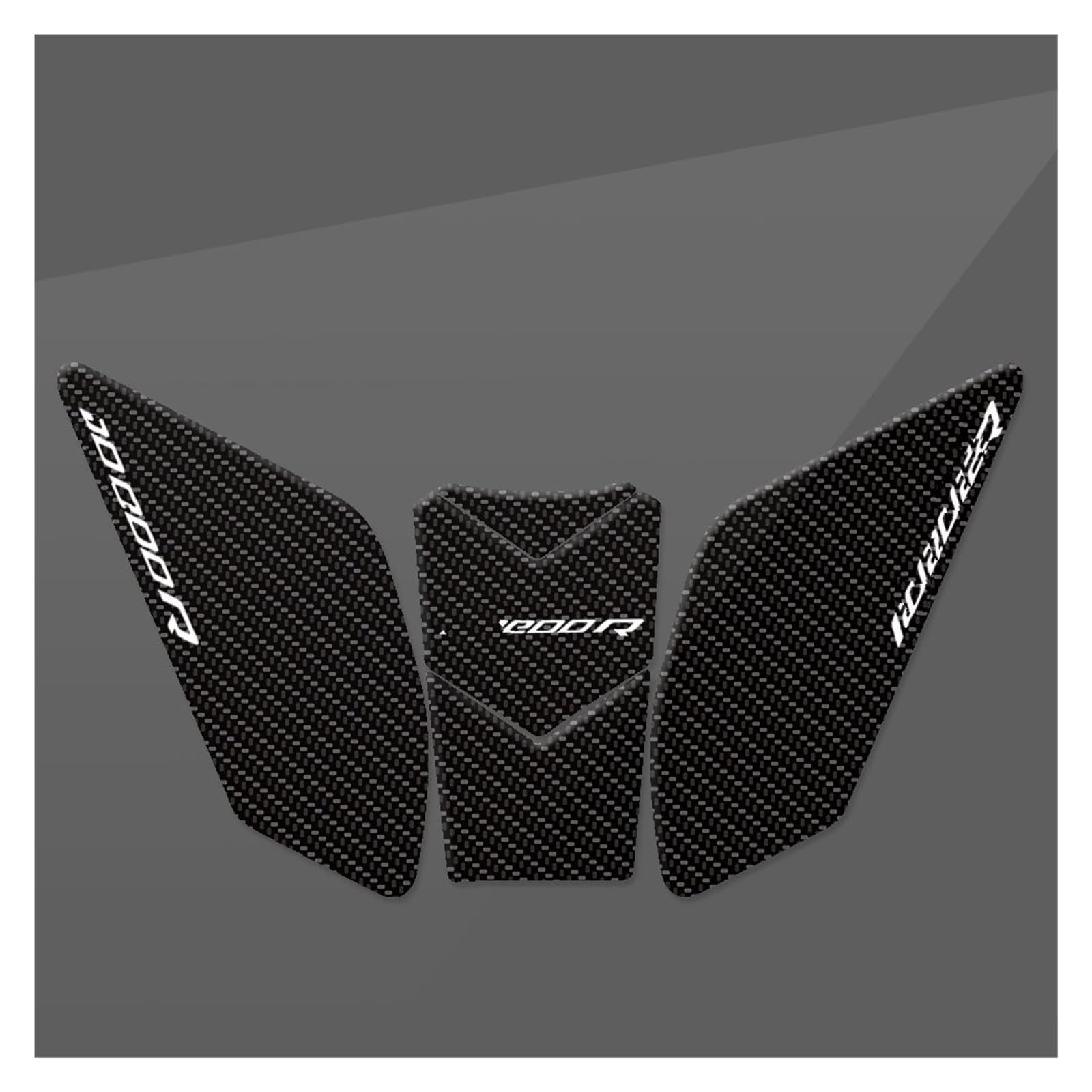 Per B&MW Per R1200R 2015-2018 Adesivi Protettivi Serbatoio Moto Decalcomanie Trasparenti(Black B-01)