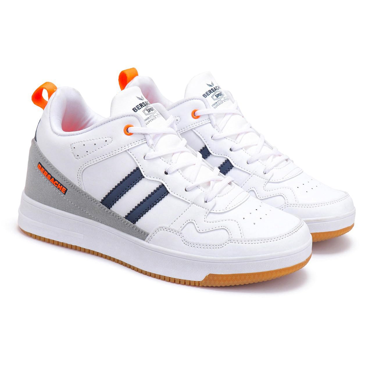 BERSACHE Premium Sports,Gym, Trending, Stylish Running Shoes for Men (White) (B0BVQHHDG7) Amazon Price History, Amazon Price Tracker