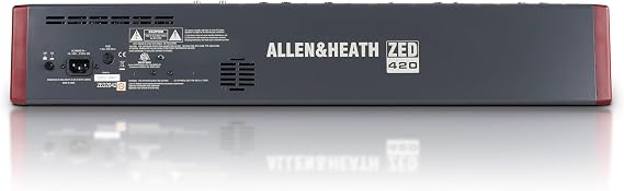 Allen & Heath ZED-420 Touring Quality Live Audio Mixer with 16 Mono and 4 Stereo Inputs, 4 Groups, 6 Aux/Monitor Sends, 7x2 Matrix and USB I/O (AH-ZED-420)