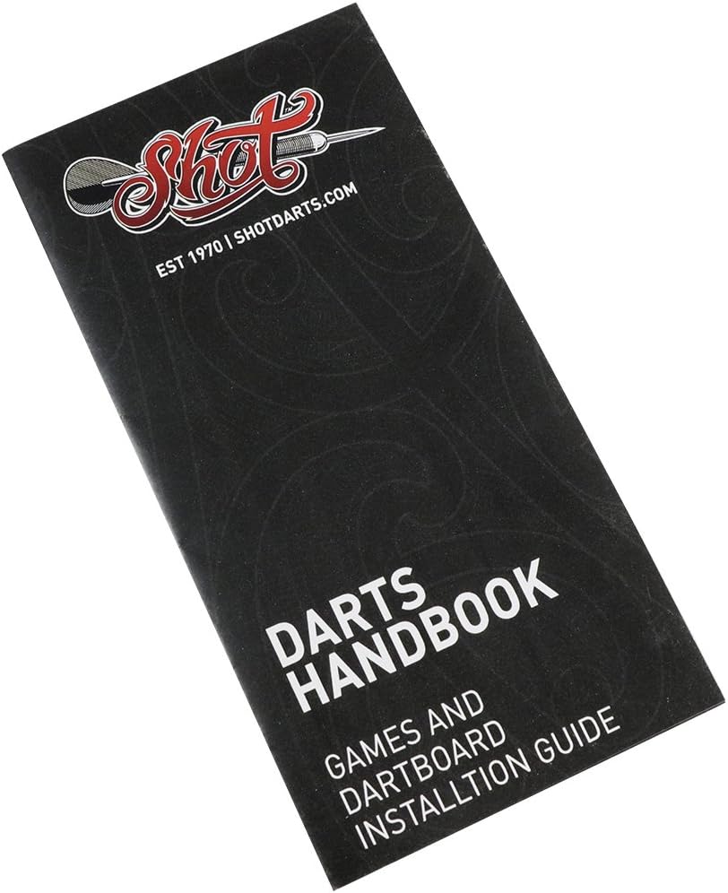 Shot! Darts Rogue Steel Tip Dartboard-Bristle Board-Official Competition Size-Self Healing Sisal-Reduced Bounce Outs-Staple Free Bullseye