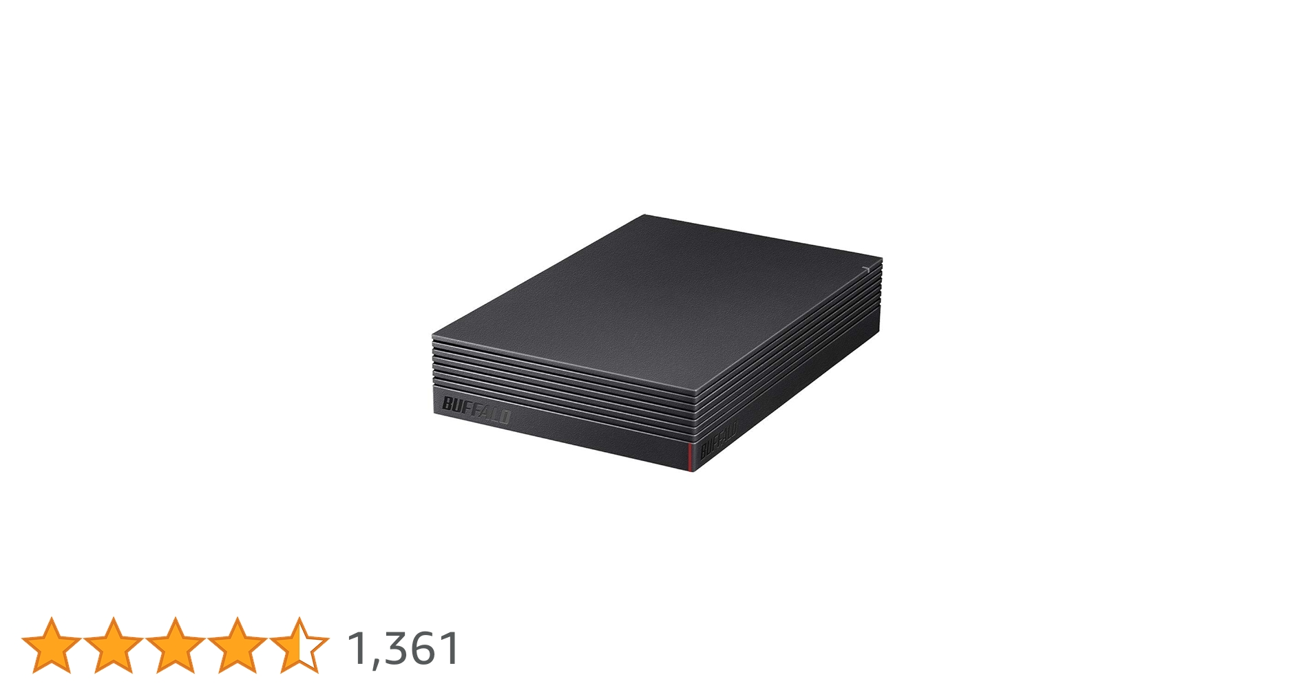Amazon | バッファロー HD-NRLD4.0U3-BA 4TB 外付けハードディスク