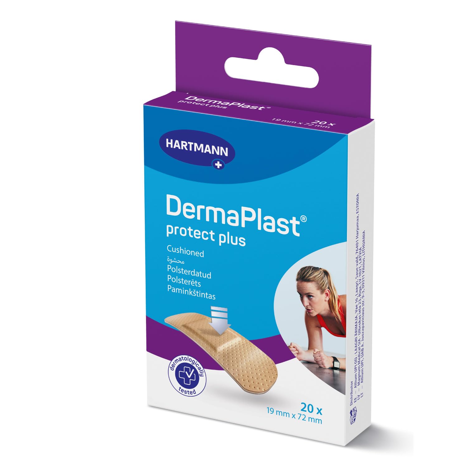 Protect Plus Plasters 19x72mm 20'S plaster/pcs.