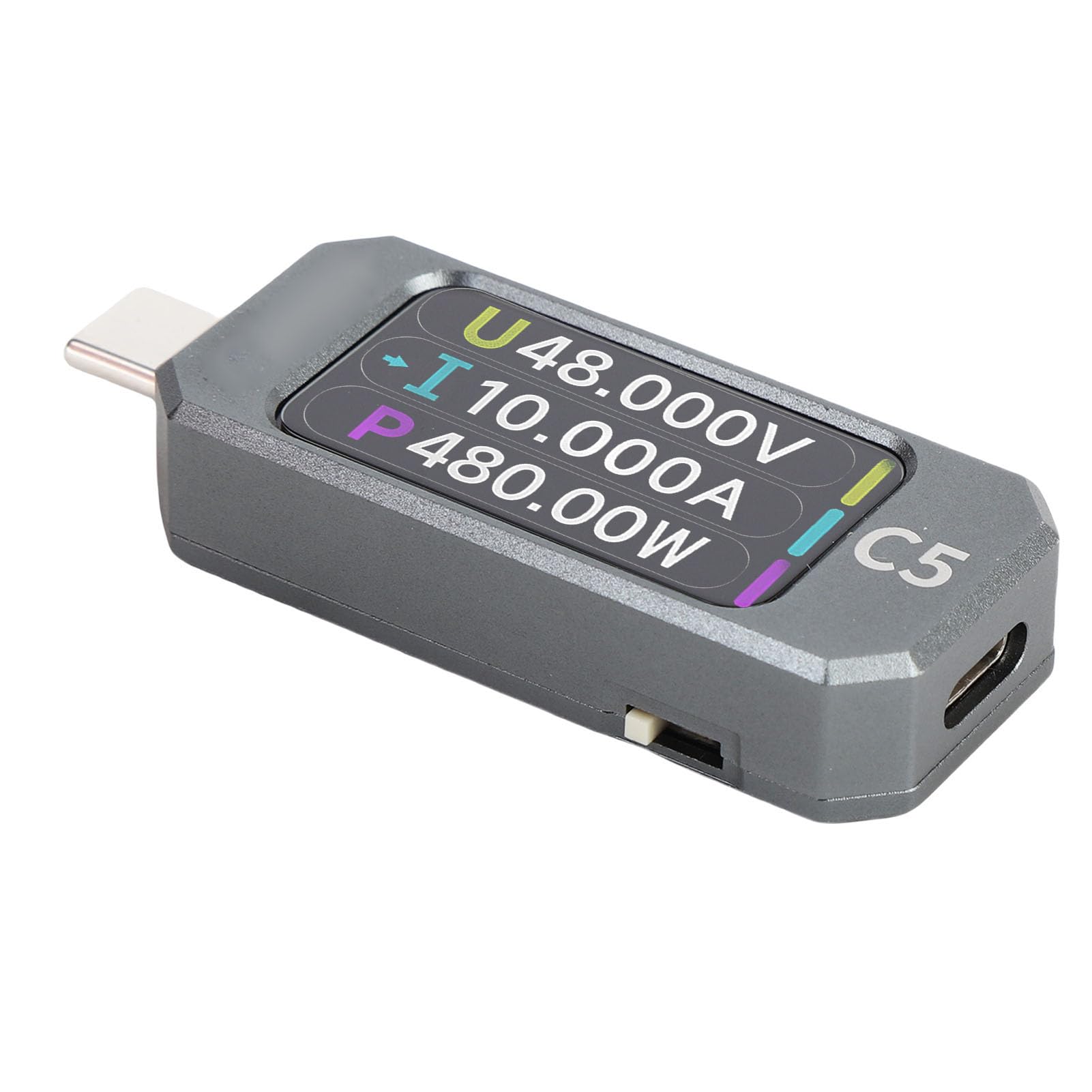 Tester typu C Miernik napięcia prądu 1,47 cala Kolorowy ekran Woltomierz Amperomierz Obsługa USB PD3.1 EPR