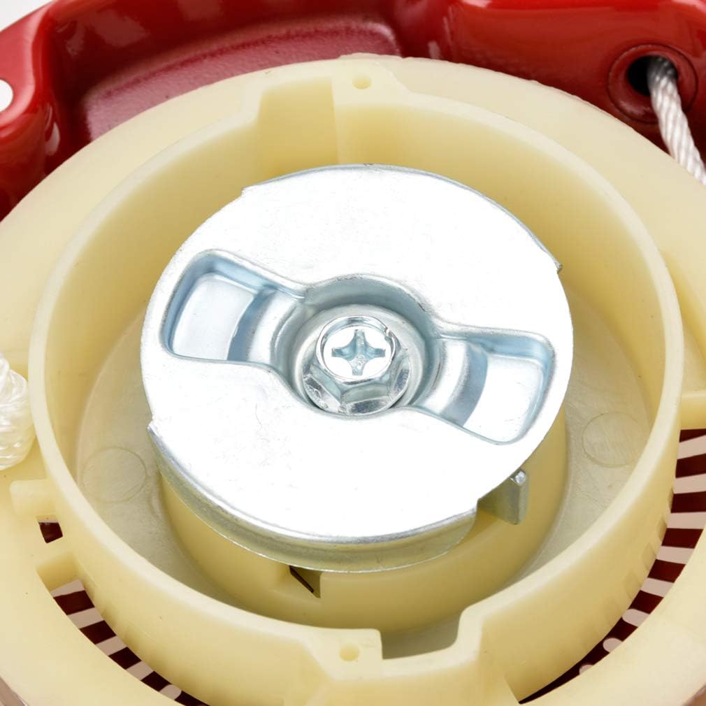 HIAORS Red Recoil Pull Starter for 2.8hp DB30 Baja Dirt Bug Doodlebug Db30 97cc Mini Bike Motovox MBX10 11 12Moto MM-B80 Parts