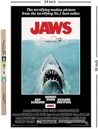 Vista 18 de Jaws - Póster de película con licencia oficial, 24 x 36 pulgadas