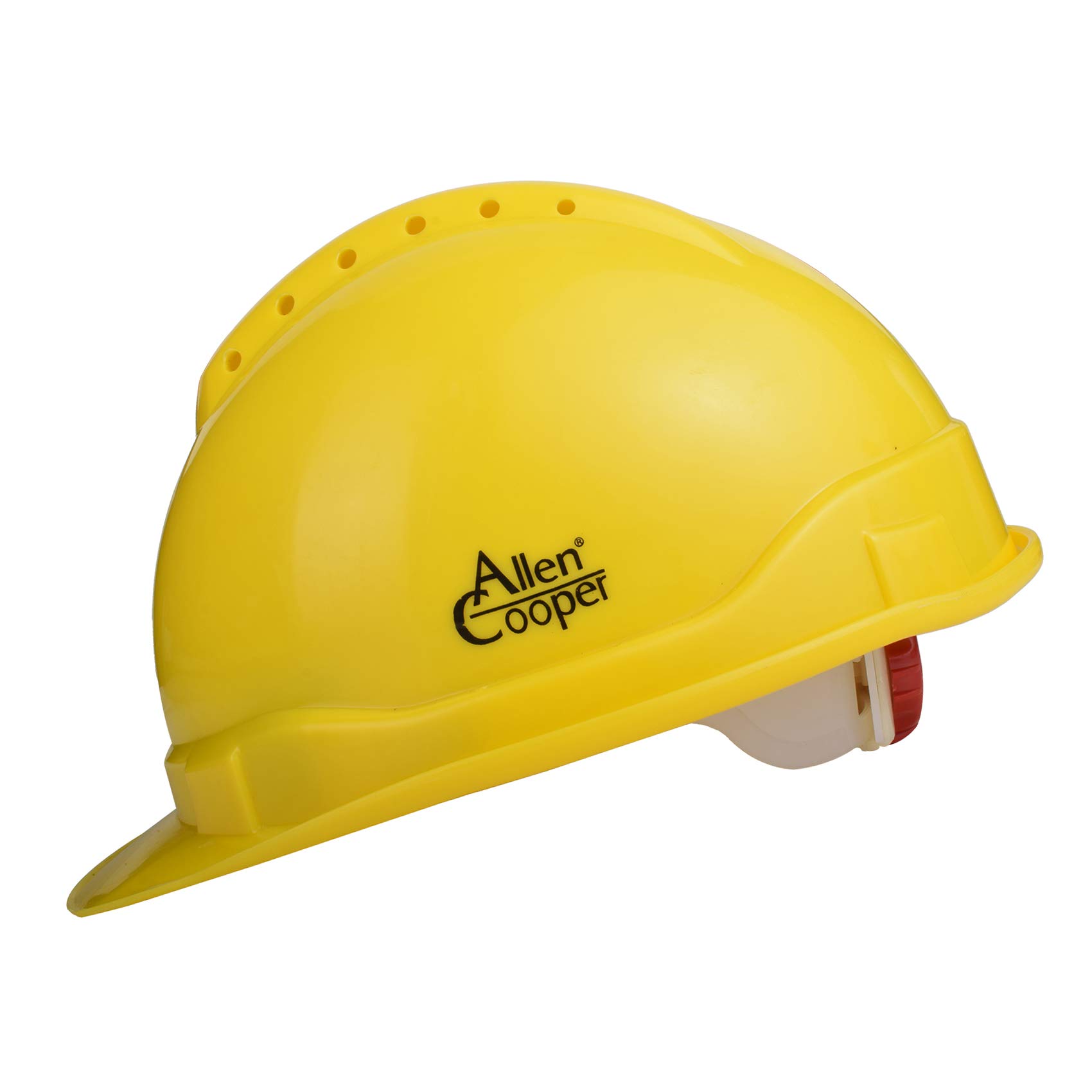 Allen Cooper Safety Helmet SH-722, Shell with Ventilation, Plastic Cradle with Ratchet adjustable Headband - YELLOW (B07XYF117W) Amazon Price History, Amazon Price Tracker