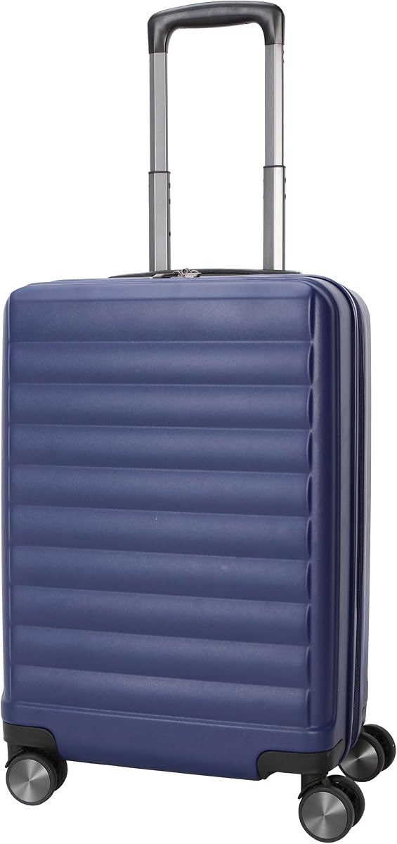 EON 20-Inch Carry-On Lightweight Durable Hardside 8-Wheel Spinner Cabin Size Luggage, Blue Ribbon
