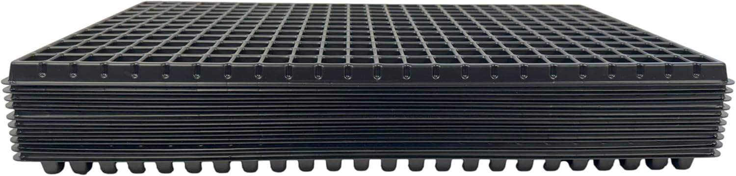 288 Cell Seedling Plastic Nursery Trays, 10 Pack, Thick Durable Germination Plug Trays, 2880 Cells Reusable Plant Propagation - Image 5