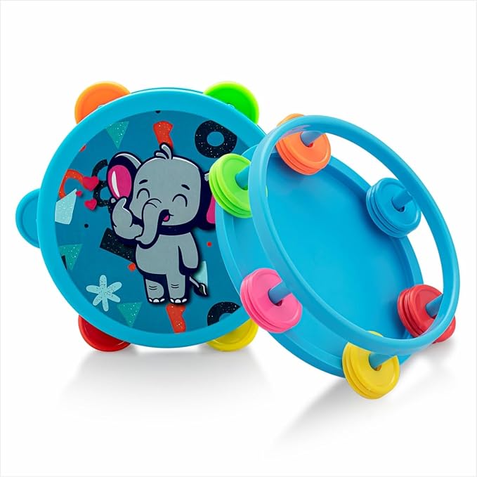 Mommas Baby 1Pc Dafli Rattle Toy for New Born Babies, Toy for Infants | Newborn 