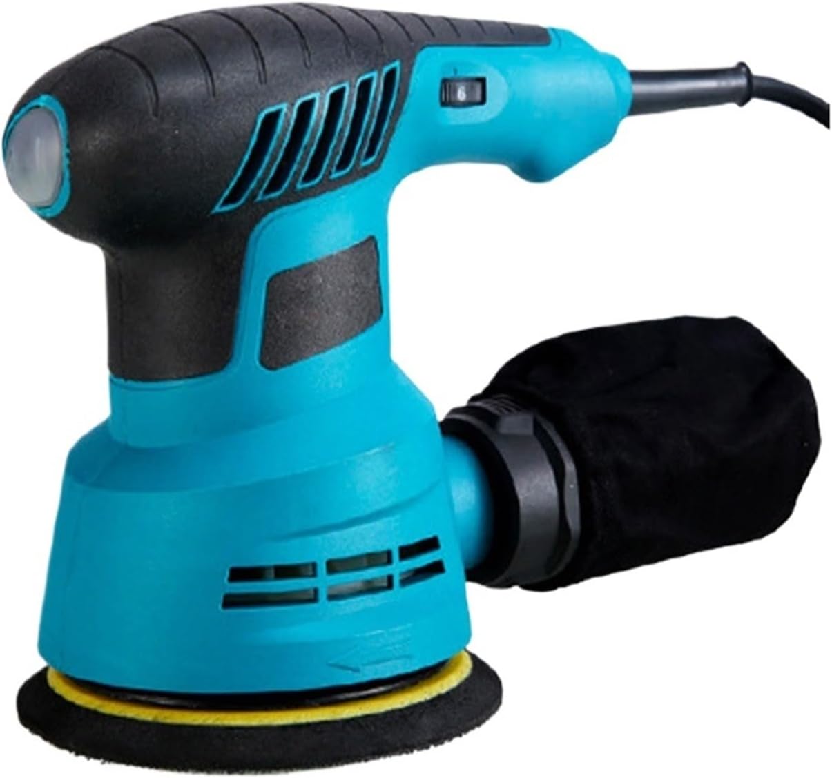 Random Orbit Sander, 110v 125mm 6 Variable Speeds Electric Sander Polishing Sanding Machine