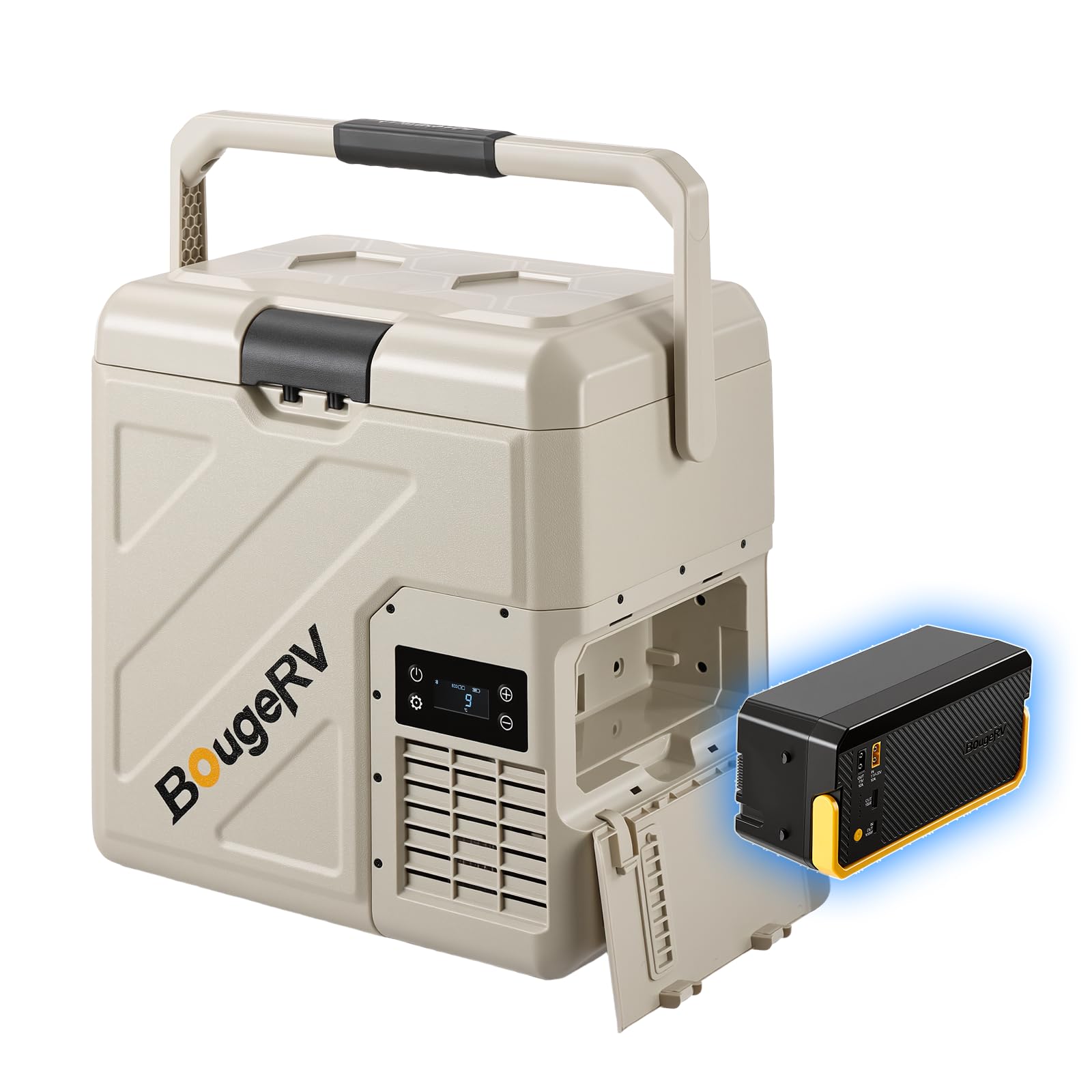 Amazon.co.jp: 【リン酸鉄電池付き】BougeRV ポータブル冷蔵庫 20L小型