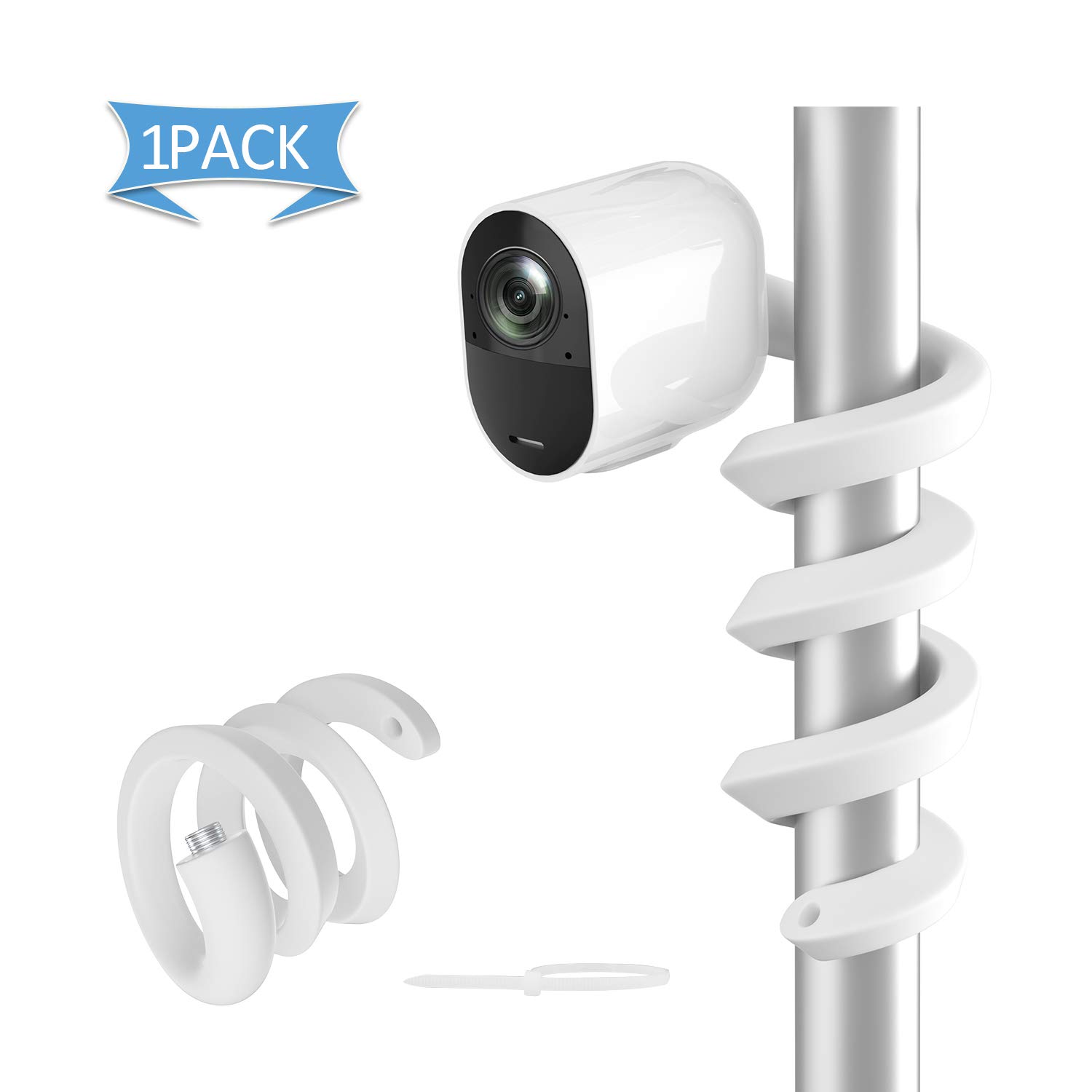 HOLACA Flessibile Twist Mount for Arlo Pro 3 Arlo Pro 2 Arlo Pro, Arlo Pro 3 and Arlo Pro Indoor Camera (1 pacchetto bianco)