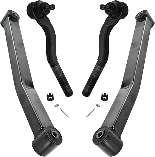Miniatura 107 de Detroit Axle - Kit de brazos de control delanteros de 4 piezas para Nissan Cube 2009-2014, Nissan Versa 2007-2012 2 brazos de control inferiores con