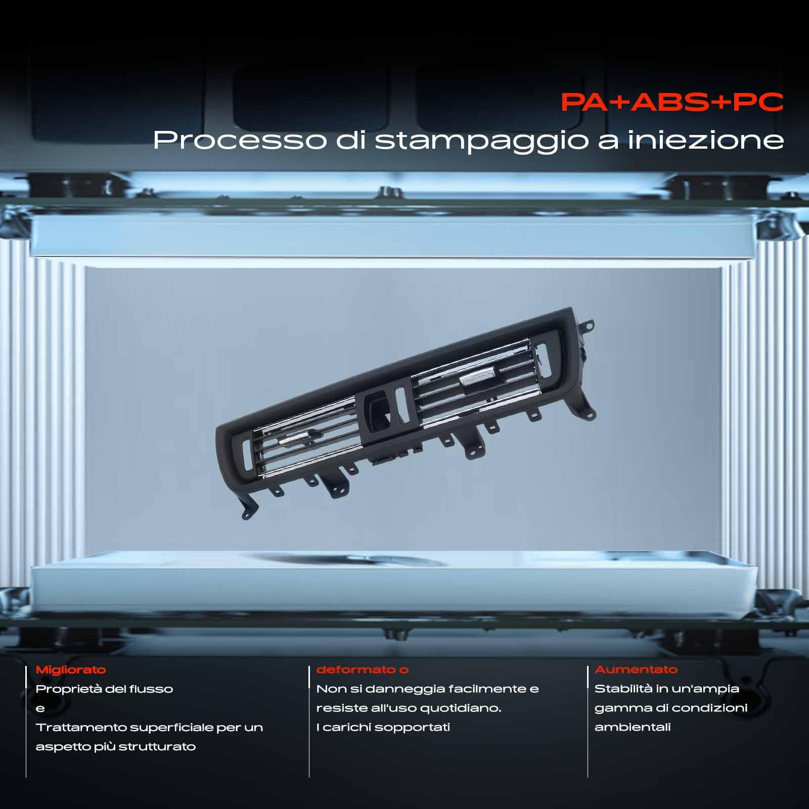 Frankberg Griglia di Valvolaazione Bocchetta dell'aria Compatibile con Serie 5 F10 518-535d xDrive 520-550i xDrive Serie 5 Touring F11 518-535d xDrive 520-550i xDrive Replace# 64229166885