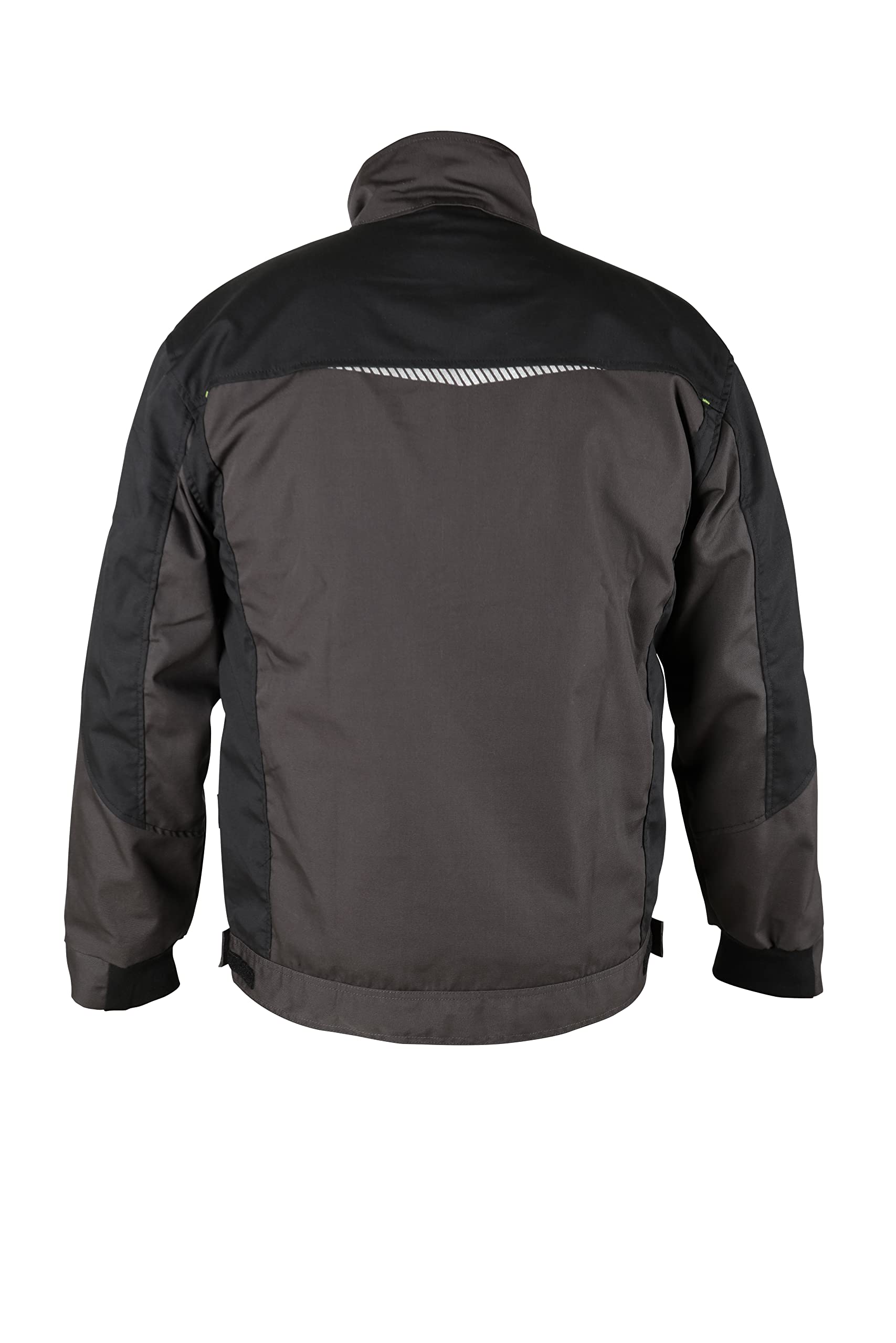 Stenso Prisma Arbeitsjacke Herren - Funktionale Arbeitsjacke Männer mit Zwei Unteren und Zwei Oberen Taschen, Verstärkten Schulterplatten, Reflektierenden Elementen, Bundjacke Herren Grau 54