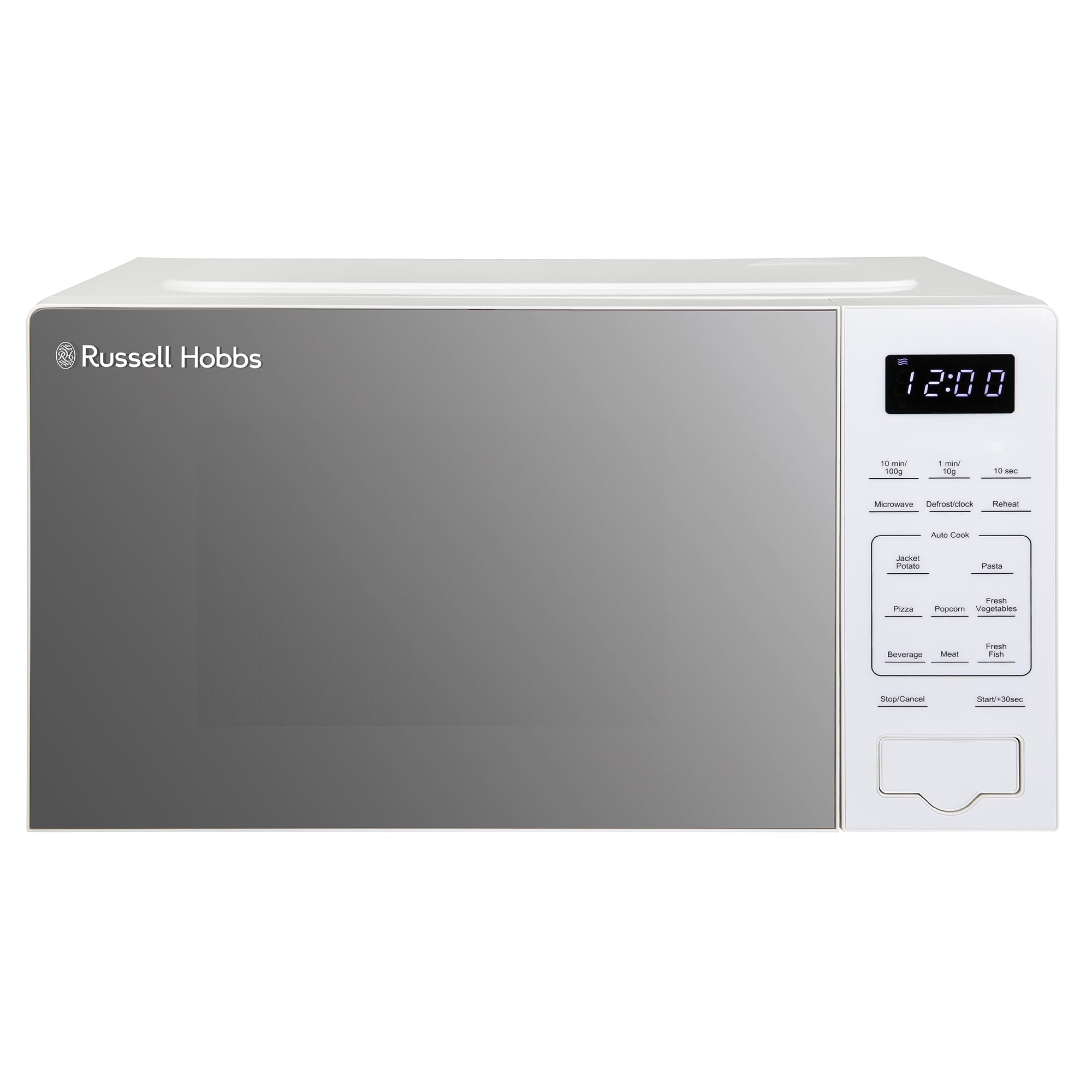 Russell Hobbs Touch Control Digital Solo Microwave 20L 800W with 10 Power Levels, 6 Auto Cook Menus, Defrost Control, Clock & Timer RHMT2005-M โ image 1