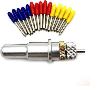 15pcs 30/45/60 Degrees Vinyl Cutting Plotter Blades for Roland Plotter+ Roland Blade Holder ...