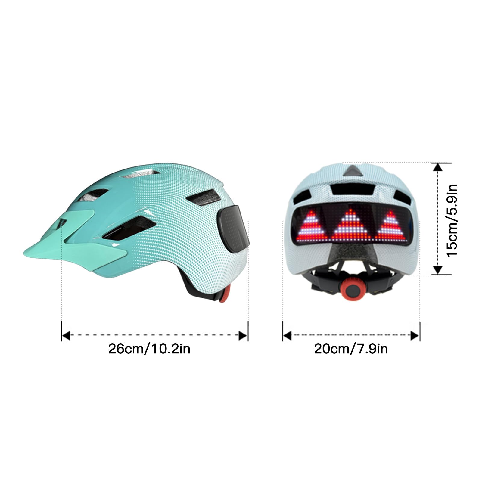 Dziecięcy kask rowerowy ze światłami LED, młodzieżowy, wielofunkcyjny, z 64 wzorami, pilot zdalnego sterowania, kolorowe koraliki świetlne, regulowany, dla chłopców, dziewcząt, na rower