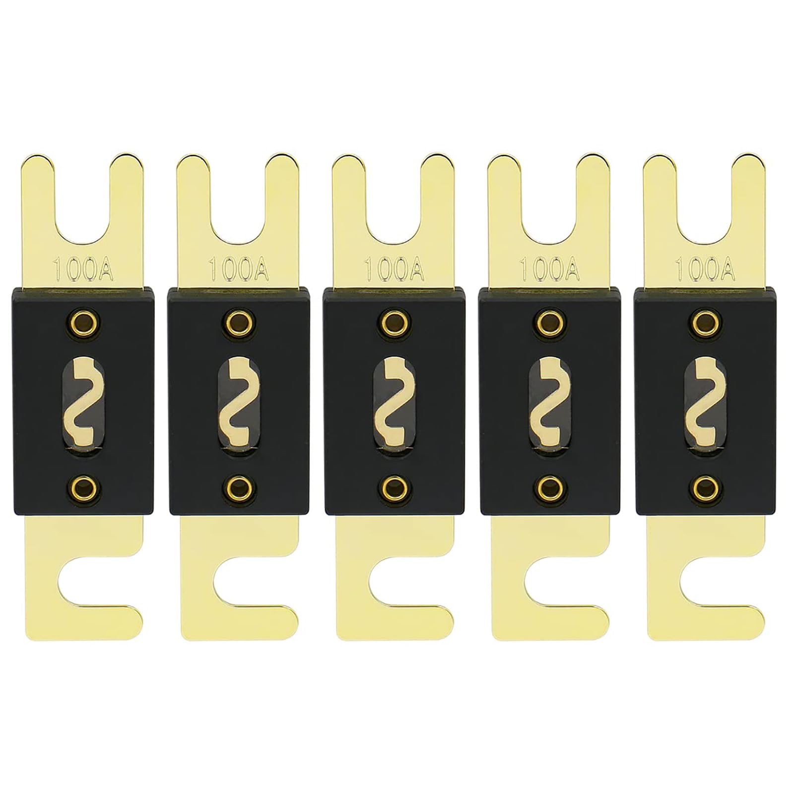 Baomain 3-Pack 40A ANL Fuse Bulk Value Pack with Gold-Plated Terminals for Car Audio, Amplifier, Truck, Boat, RV - 12V/24V Circuit Protection — view 20