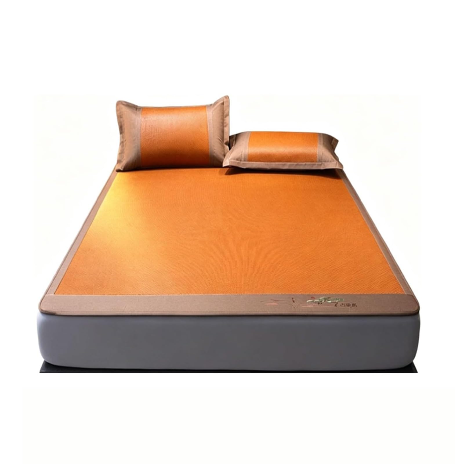 Summer Sleeping Mat, with Honeycomb Breathable Backing, Foldable Rattan Cooling Mattress Pad, Portable Bed Mat, for Bedroom, Dormitory, Guest Room, Apartment(180 * 200cm/70.9 * 78.7in)