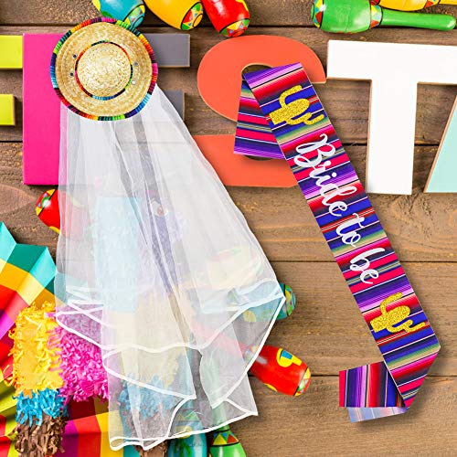 Sombrero Final Fiesta Wedding Veil Bachelorette Party Decorations, Bride To Be Satin Sash, Mexican Theme Bridal Shower Party Favor, Bachelorette Party Veil For Bride #TOP3