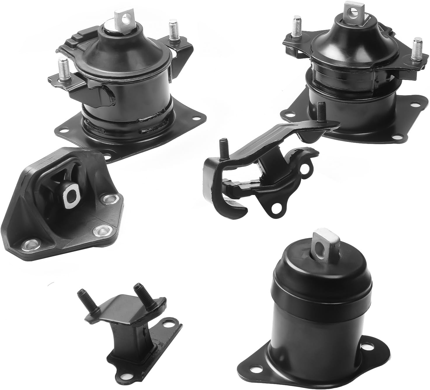 Engine Motor Mount Set Compatible with 2003 2004 2005 2006 2007 Honda Accord 3.0L ,Auto Transmission Motor Mount Replace A4526HY A4527HY A4524 A4525 A4544 A4517