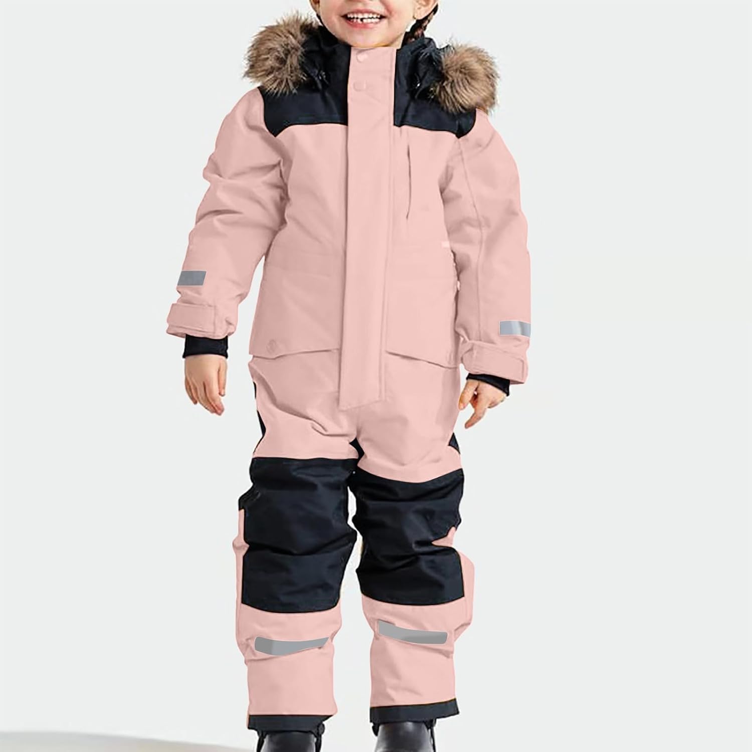 Kids Snow Suit Girls Boys One Piece Snowsuit Waterproof Windproof Winter Warm Outdoor Overalls Snowboarding Ski Suits