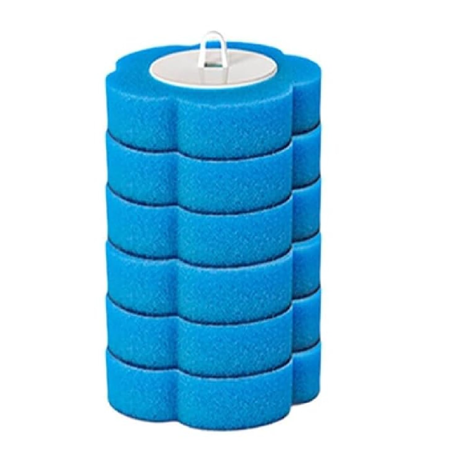 6pc Disposable Toilet Brush refil, Toilet Cleaning Sponge for Supreme Deep Cleaning and Hygienic Bathroom Household Products Accessory (6 Blue Only Refilles)-image-20