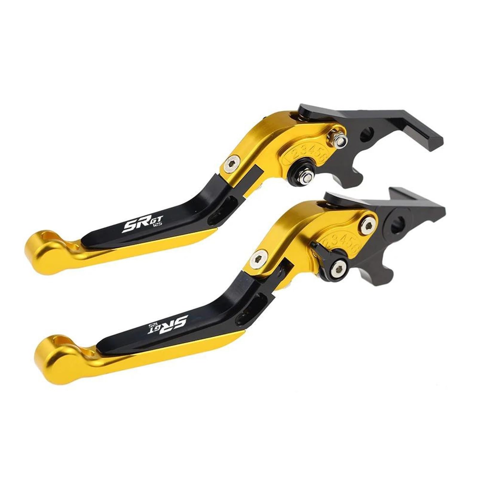 Frizione Ricambi Per Moto Leve Freno Frizione Pivotanti Regolabili Per Aprilia SR GT125 2021-2023 2022(Jaune)