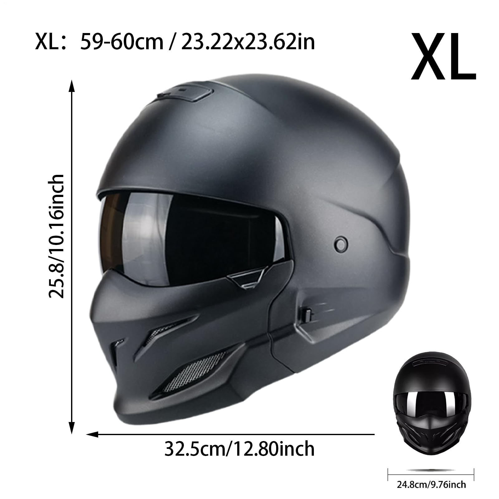 Cappelli di sicurezza per moto da uomo, cappello protettivo staccabile per bici da strada, cappello rigido da moto, stile retrò, sicurezza da uomo