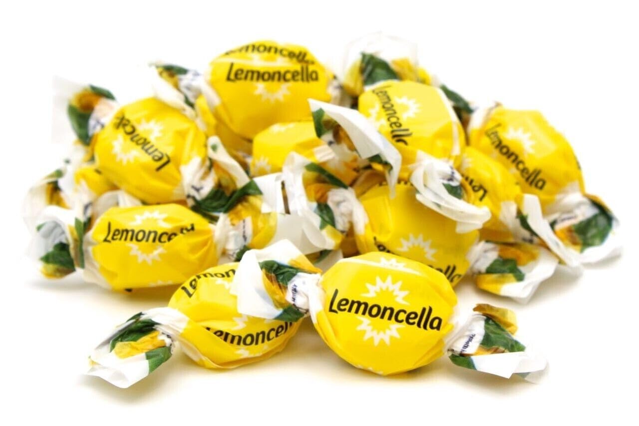 12er-Pack Fida Perugia Lemoncella,Bonbons gefüllte mit Zitronenlikör,175g Beutel + Beni Culinari Kostenloser Schlüsselanhänger