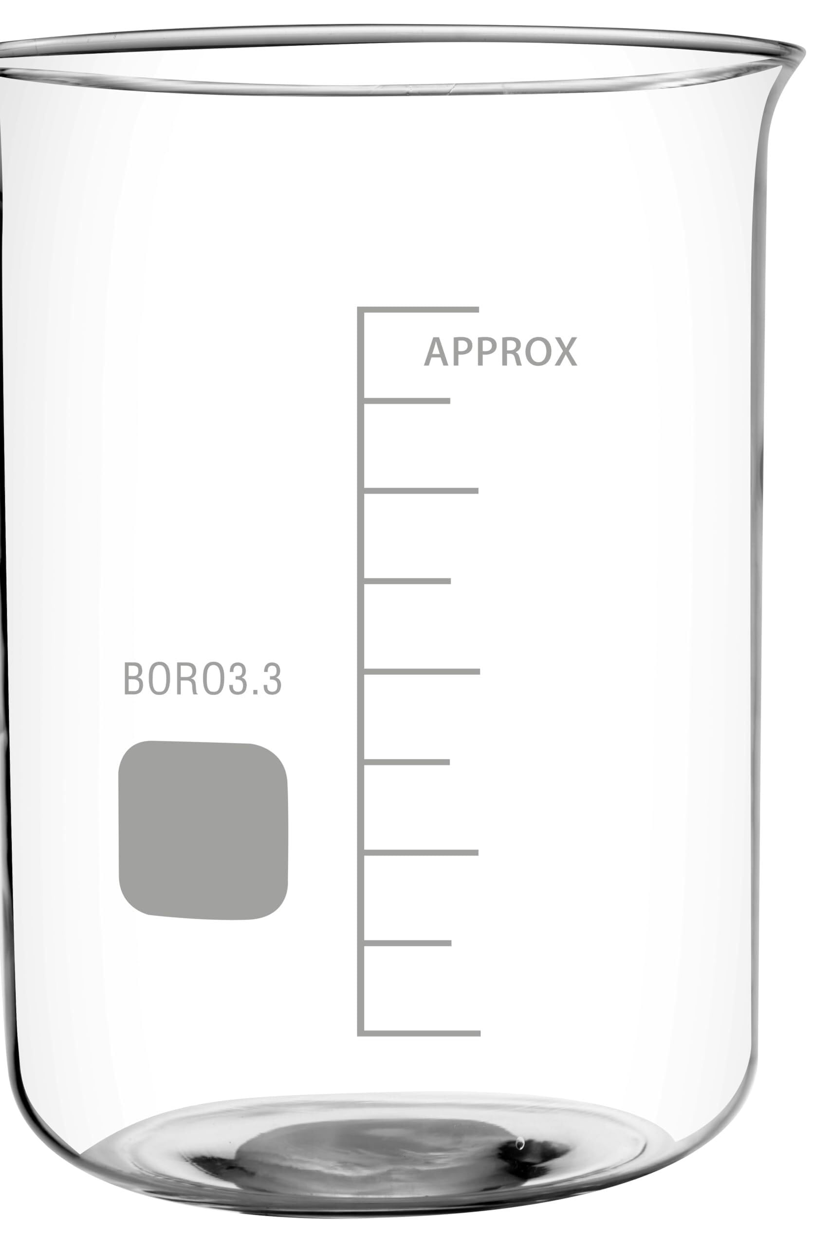 Zlewka laboratoryjna, Zlewka miarowa ze szkła borokrzemowego, podgrzewana w wielu rozmiarach(2x250ml)
