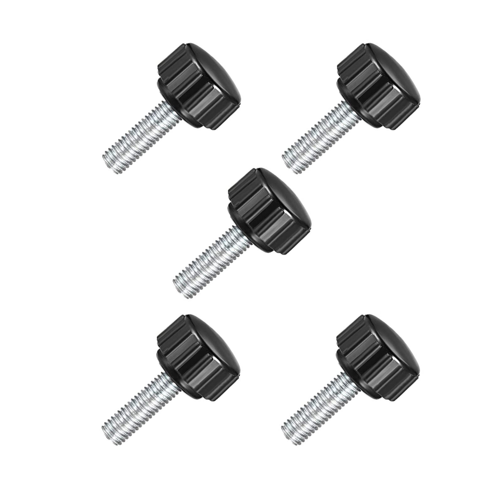 TA-VIGOR 5Pcs M5 x 20mm Male Thread Knurled Clamping Knobs Grip