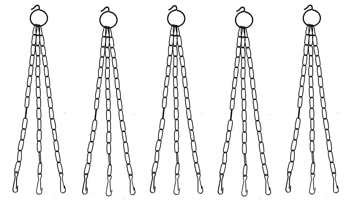 KUMUDAM Hanging Basket Chain for Hanging Plant Pots Indoor Outdoor Planters |Hanging Metal Chain for Flower Basket, Bird House, Lantern, with Round Hook(Pack of (3) (B0D1C2SKSN) Amazon Price History, Amazon Price Tracker