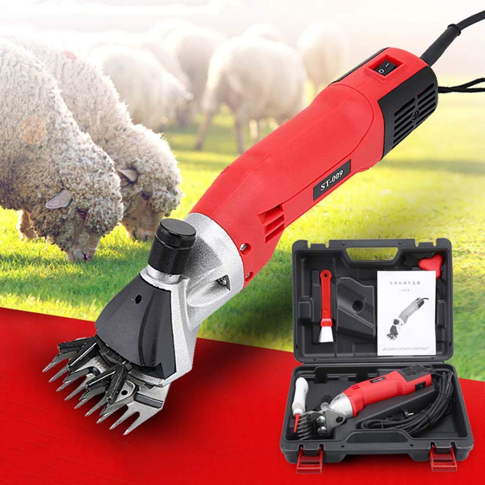 EléCtrico Esquiladora Para Ovejas Animal Aseo Tijeras Pesado Deber Ganado Tijeras Para Llama Caballo Y Otro Piel Ganado Mascota,Red,EU