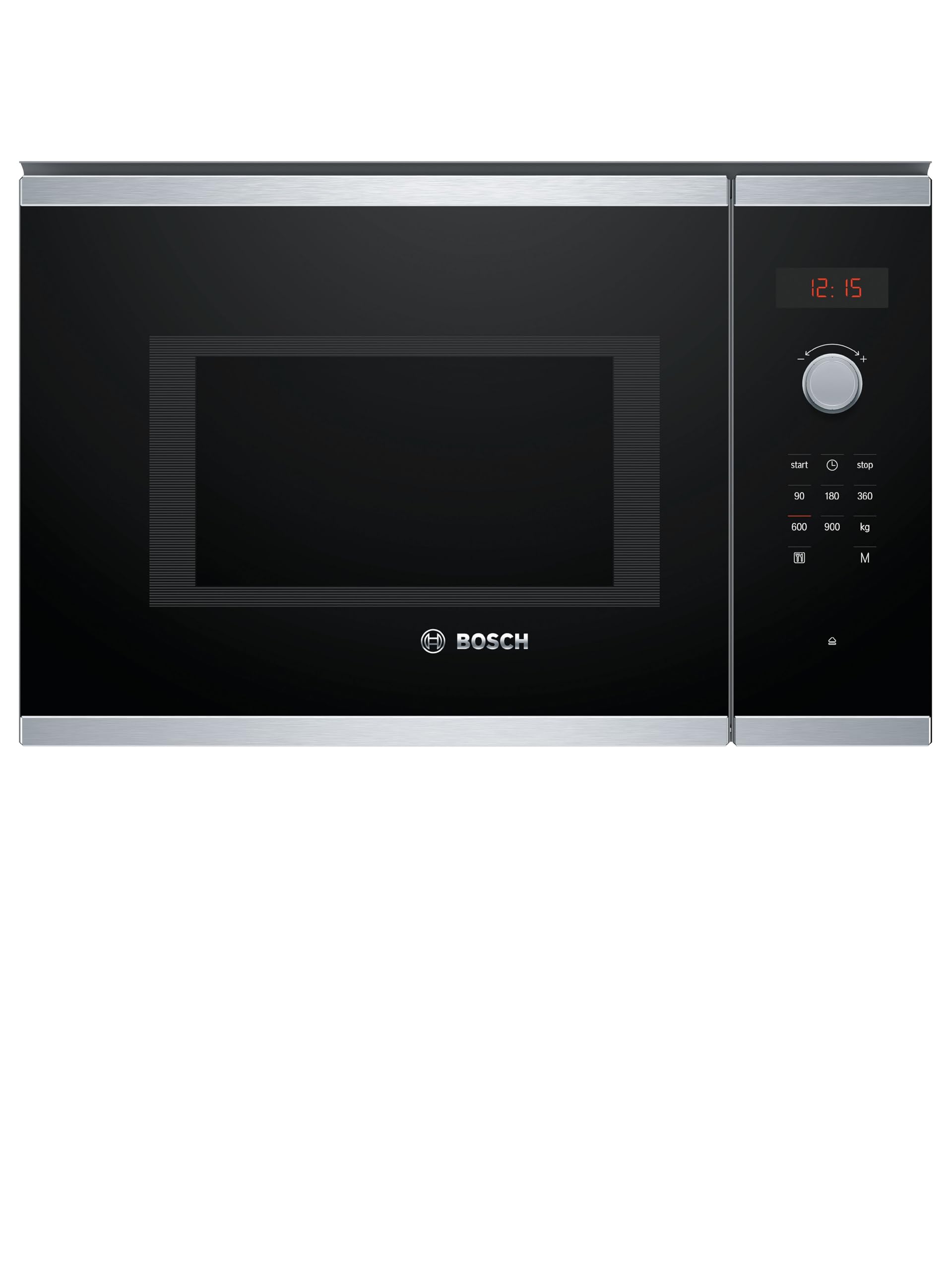 Bosch BFL523MS0 Serie 4, Microonde da incasso, Schermo LED, 20 l, 800 W, Acciaio Inox.