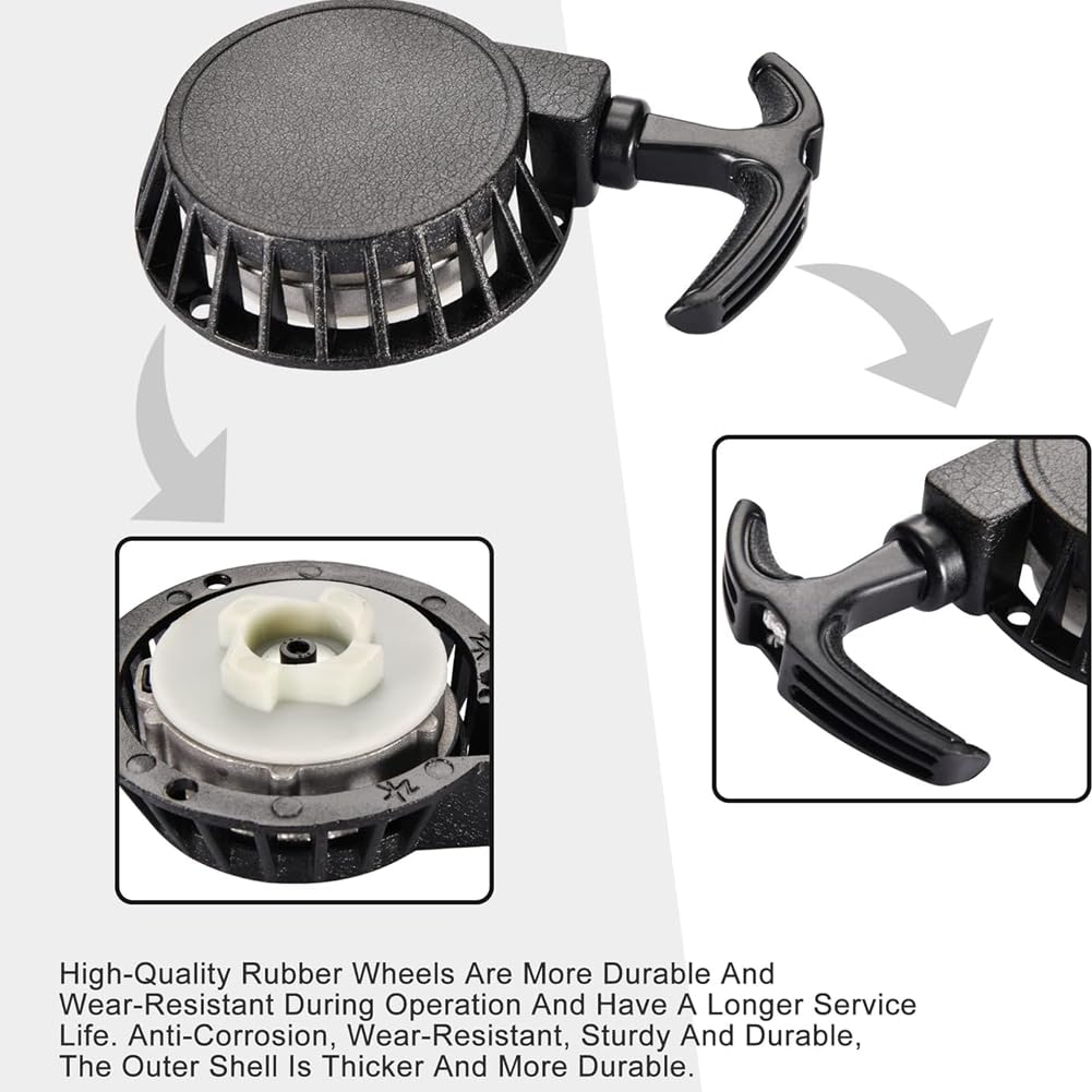Pocketbike Avviatore a fune Pull Start Recoilss Starter in alluminio per mini moto accensione moto avviamento Easy Pull Start parte per 49CC Mini Pocket Dirt Bike Quad.