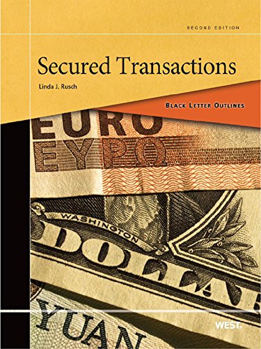 Télécharger Rusch's Black Letter Outline on Secured Transactions, 2d (English Edition) Livre PDF Gratuit