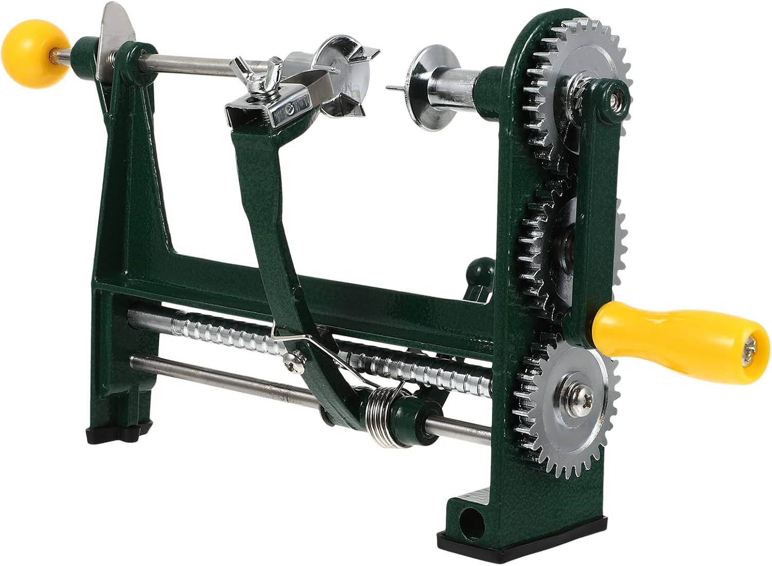 ULTNICE Hand-Crank Apple Orange Peeler, Aluminum Alloy Fruit and Vegetable Peeler, Slicer, Corer for Kitchen, Ideal for Pies, Tarts, Snacks, Easy to Clean, 9.25 X 5.70 X 4.52 Inch