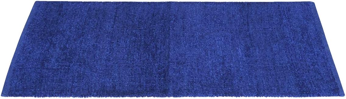 Glamkaart Royal Blue Reversible Soft Rug/Carpet (2x5 Feet)
