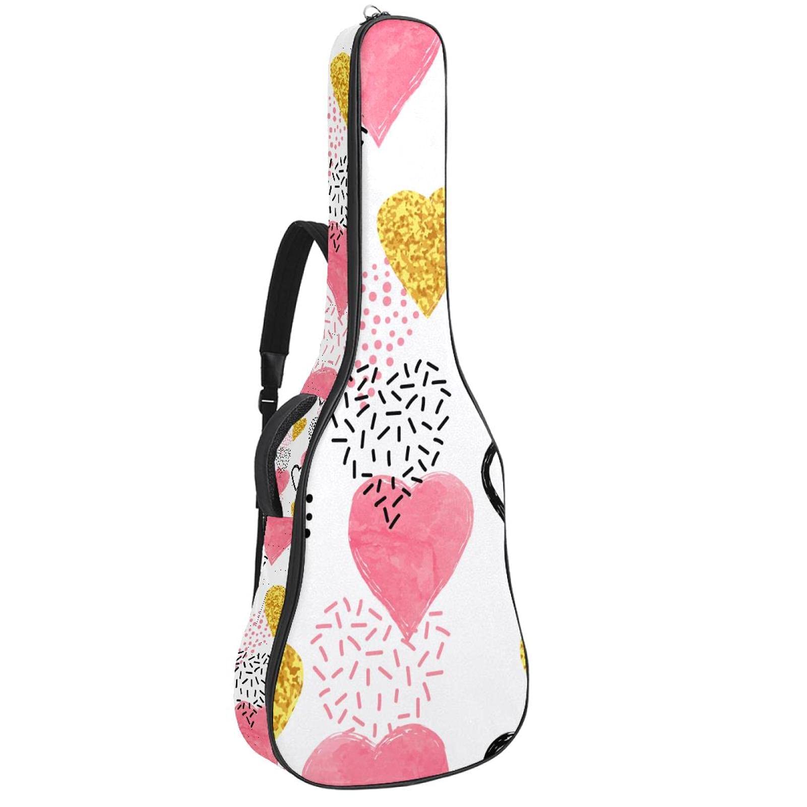 Sac à dos pour guitare basse avec fermeture éclair fluide et design coloré unique - 8