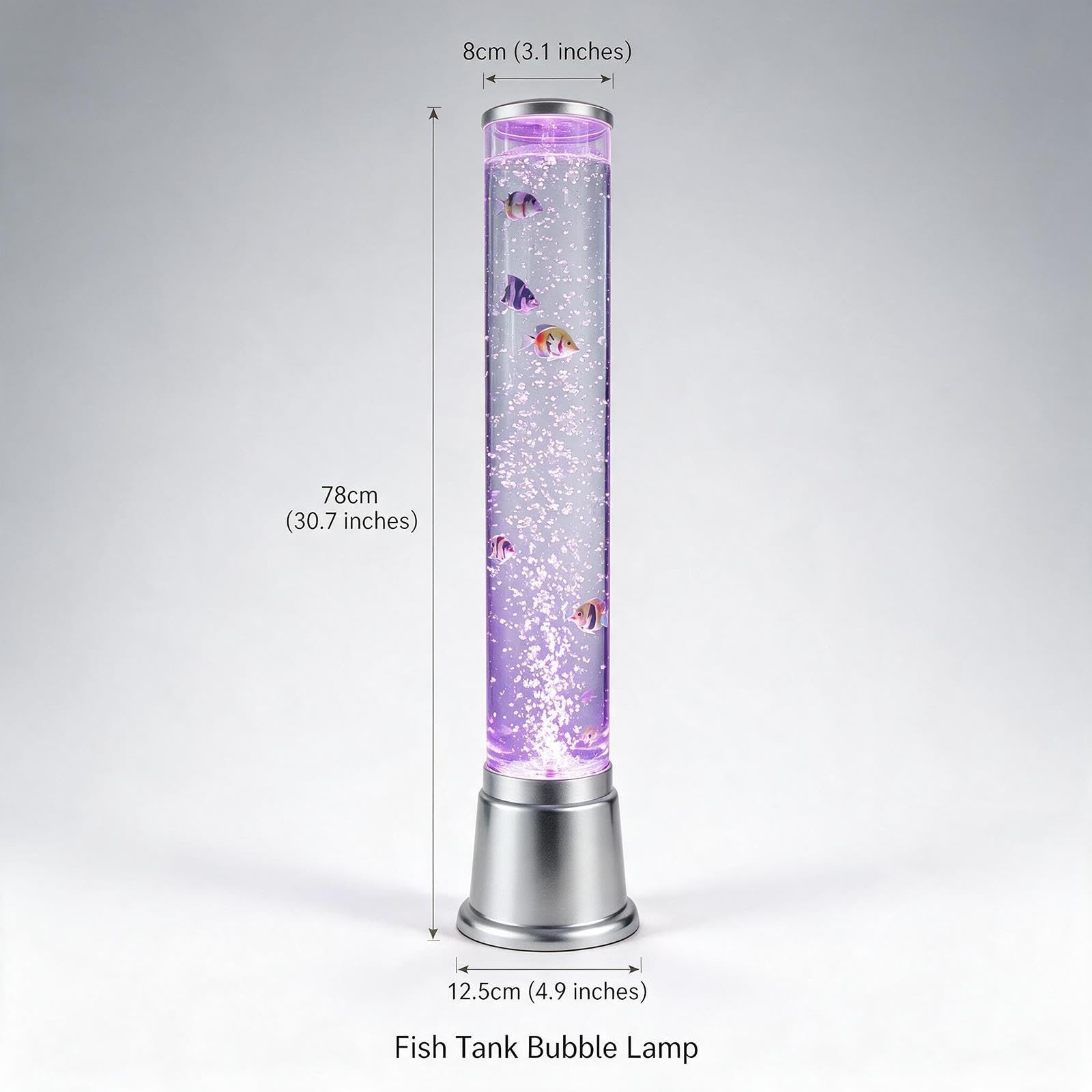 2.5ft LED Sensoryczna Lampka Bąbelkowa dla Autyzmu Dekoracja Pokoju
