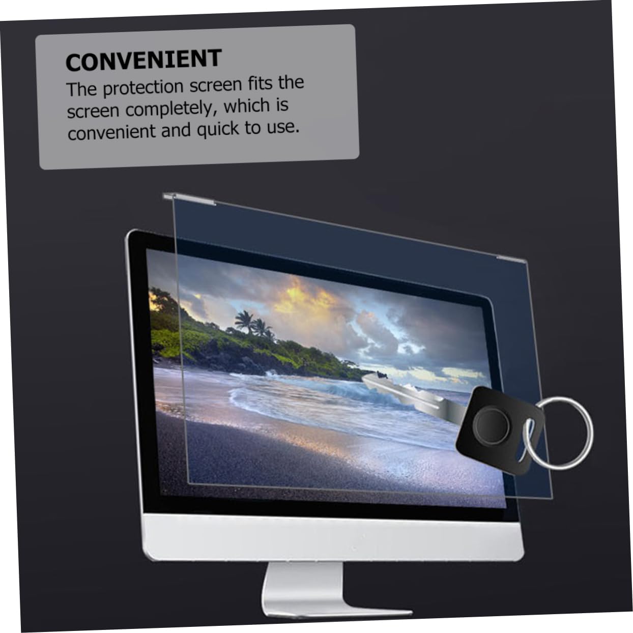 SHINEOFI 1 Pezzo Pellicola Protettiva per Schermo Laptop Protettore Blu Antiriflesso Trasparente per Monitor Facile Installare e Rimovibile Compatibile con LCD Tv e Notebook