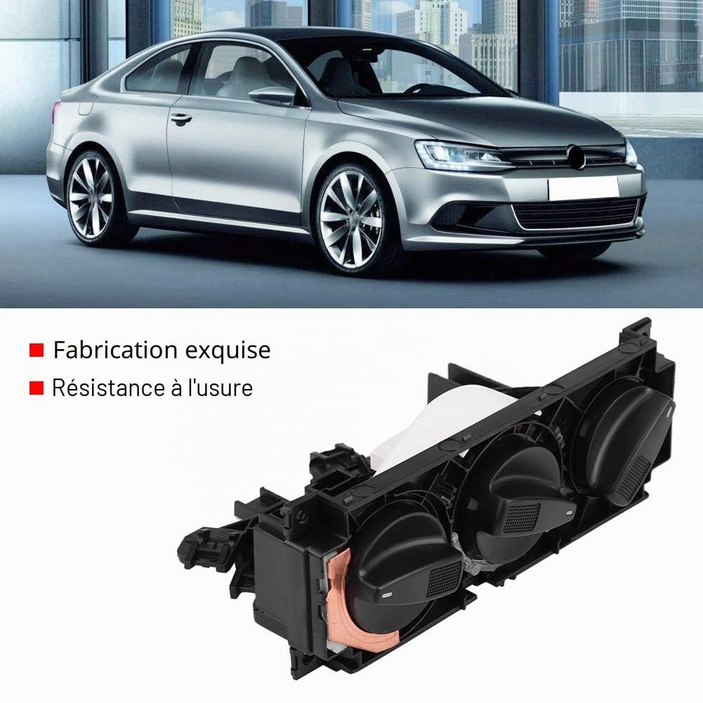 KIMISS 1H0820045D Interrupteur de climatiseur Commande de Chauffage Climatiseur voiture pour MK3