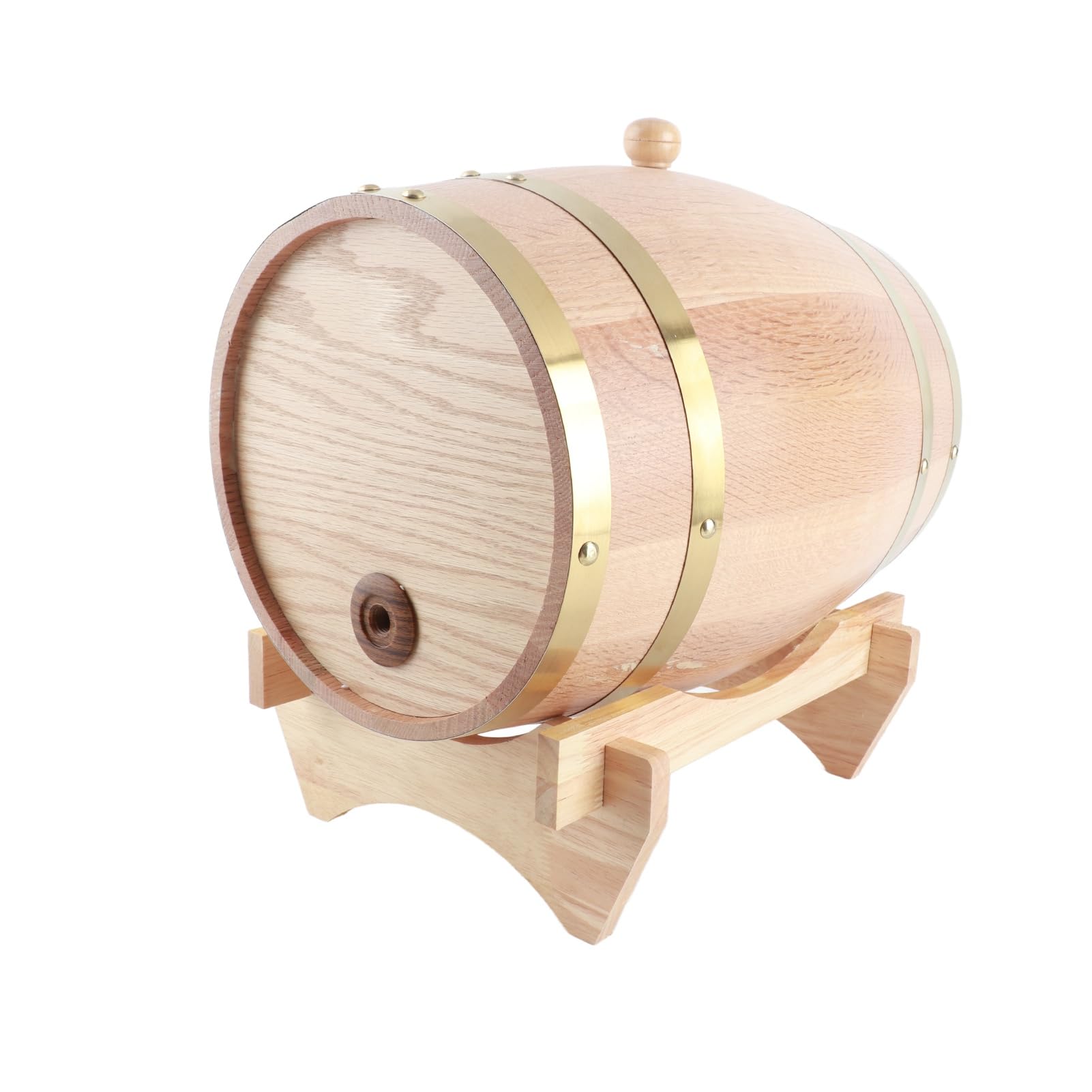 Generic Dispenser per Botte di Vino in Legno Rustico per Tequila, Rum e Whisky, Migliora il Gusto nel Tempo, Ottimo per Cene e Feste